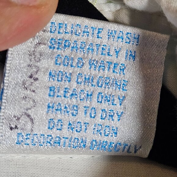 VTG Bleu Bayou Embroidered Boho Button-Up Shirt Paisley & Floral Med Cottage Cor - Picture 13 of 14